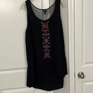 1X tunic length tank